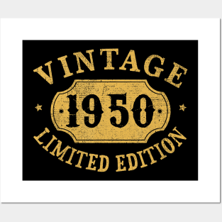 1950 70 years old 70th Birthday, Anniversary Gift Limited T-Shirt Posters and Art